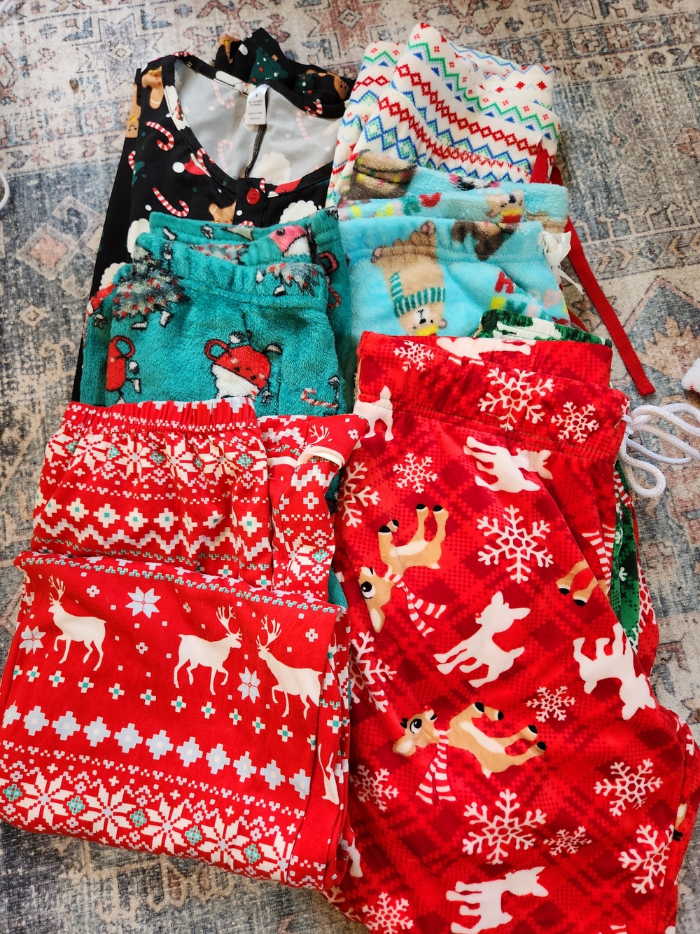 6 Pairs Womens Pajama Bottoms